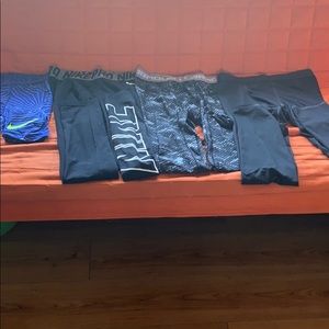 Boys M L XL Compression Tights bundle